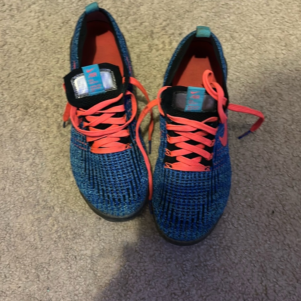 Nike Air VaporMax Flyknit 3 Men's Size 8.5 Blue Fury Athletic Running Shoes